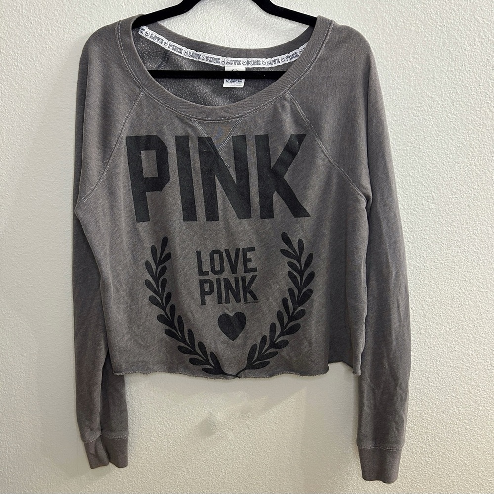 PINK Victoria's Secret Gray Sweatshirt